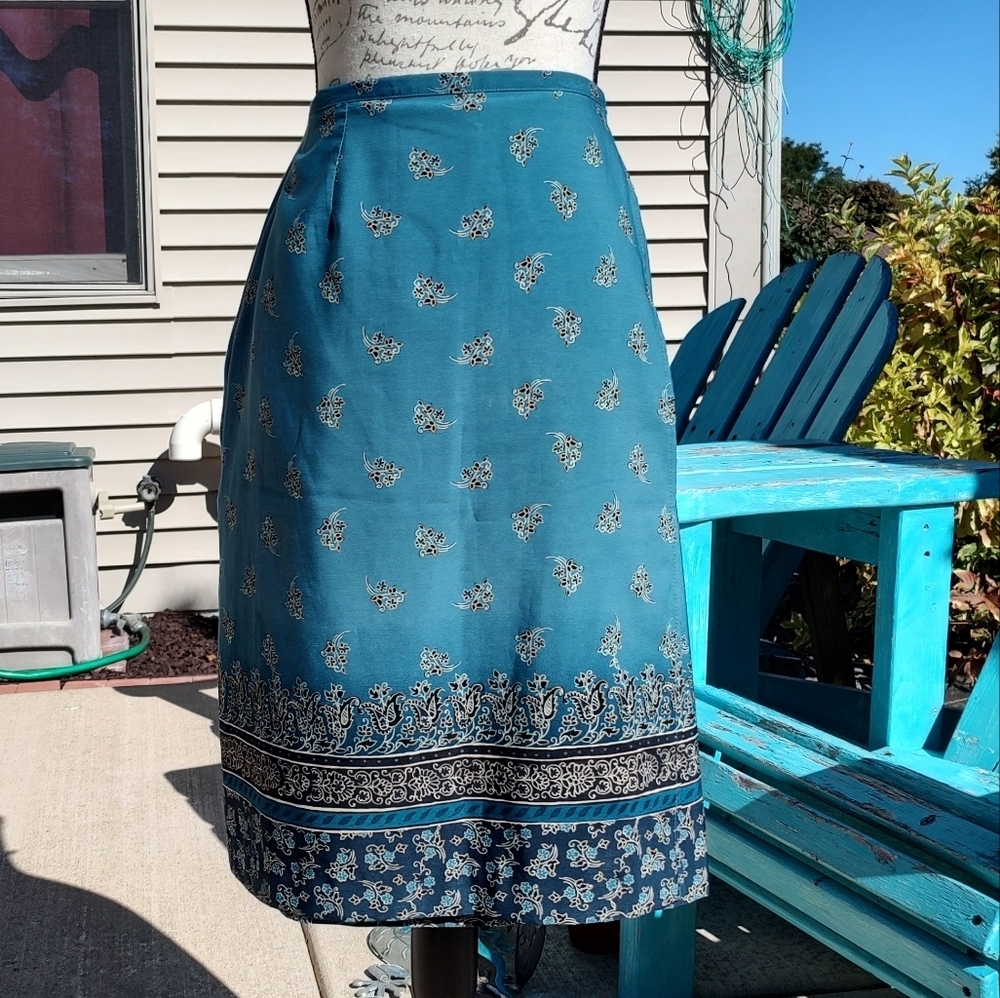 Worthington GORGEOUS Wrap Skirt Size 12! - Picture 3 of 13